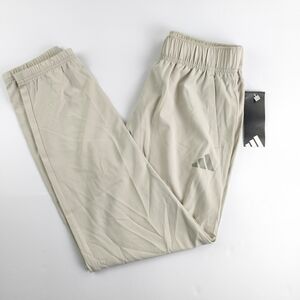 Adidas Woven Pant NWT Natural Beige Jogger Womens M Active Minimalist